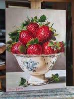 Caterina Imperiale (1962) - Vaso con fragole, Antiek en Kunst