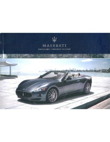 2010 MASERATI GRANCABRIO INSTRUCTIEBOEKJE ITALIAANS, Autos : Divers