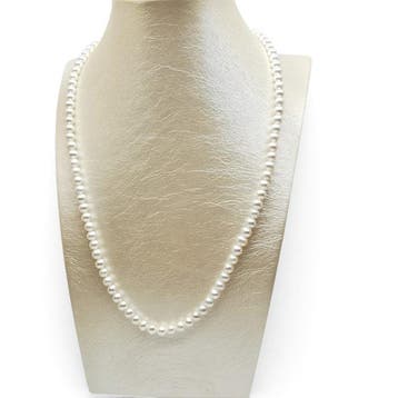 Parel - Zilver - Choker halsketting - Italiaans vakmanschap, Antiek en Kunst, Curiosa en Brocante