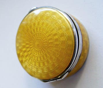 Enamelled silver photo holder - Doos - Siegfried Weiss -