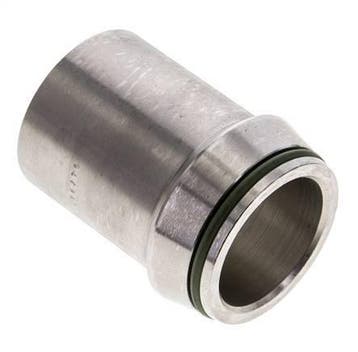 38x4mm RVS Rechte met Lasverbinding 315bar FKM O-ring ISO, Verzenden