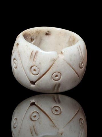 Keltisch Stunning & Rare Bone Ring (Zonder minimumprijs)