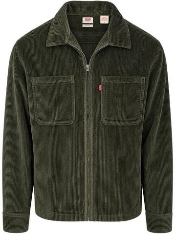 Levis Shirt Boxy Zip up Groen maat Maat 48/50 (M) Heren, Levi's, Nieuw, Groen, Verzenden