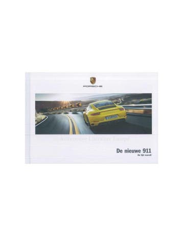 2017 PORSCHE 911 CARRERA / TARGA HARDCOVER BROCHURE NEDERL.., Ophalen of Verzenden, Nieuw