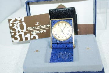 Mechanishe wekker met twee kronen - Jaeger-LeCoultre - Art, Antiek en Kunst, Antiek | Klokken