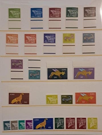 Ierland 1968/1982 - Gestileerde dieren - Yvert, Postzegels en Munten, Gestempeld