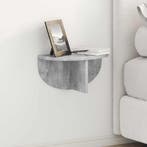 vidaXL Wandplank Beton Grijs 38 x 19 x 19 cm Bewerkt hout, Verzenden