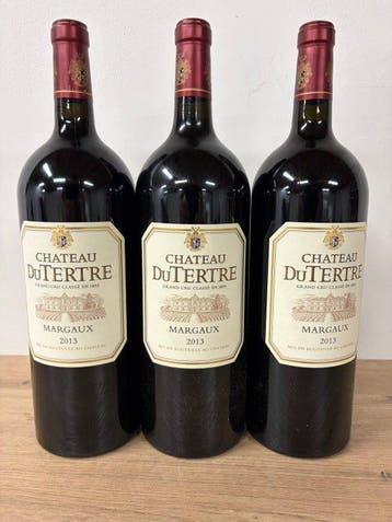2013 Chateau Du Tertre - Margaux - 3 Magnums (1,5 l)