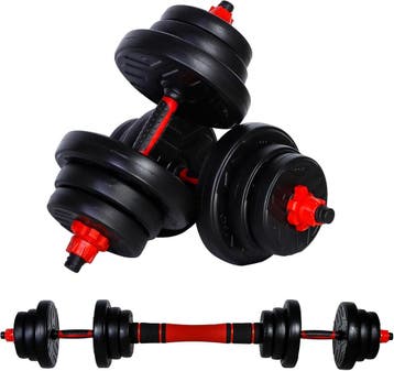 CCLIFE 20kg Halter & Barbell set | Retour deal | Knaller!, Verzenden, Halterset