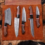 Keukenmes - Chefs knife - Staal, Hout - Onbekend - Met, Antiek en Kunst