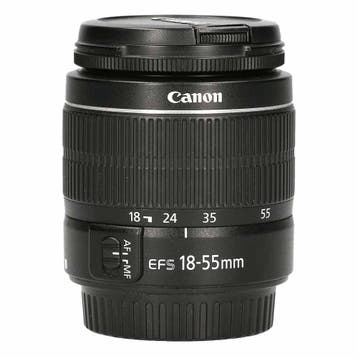 Canon EF-S 18-55mm f/3.5-5.6 III met garantie, Ophalen of Verzenden, Gebruikt