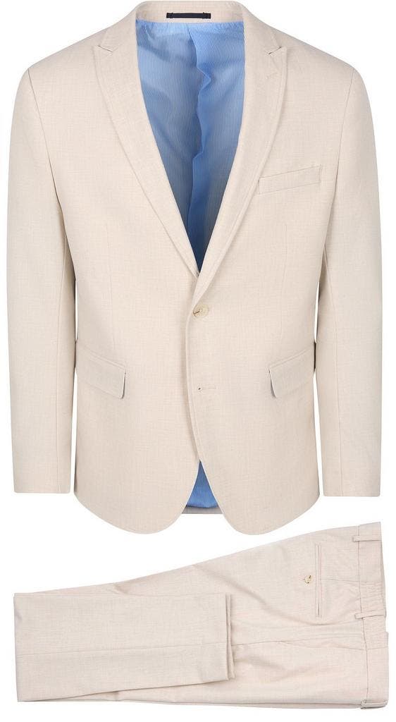 Suitable BASE Suit Ecru maat Overige maten Heren, Kleding | Heren, Kostuums en vesten, Nieuw, Overige maten, Verzenden