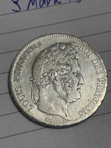 France. Louis Philippe I. 5 Francs 1838-A, Paris (Sans prix