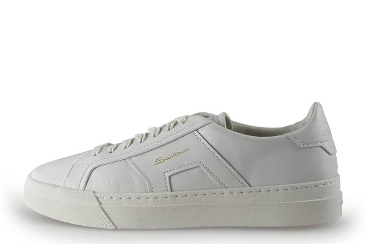 Santoni Sneakers in maat 43 Wit, Kleding | Heren, Schoenen, Wit, Zo goed als nieuw, Sneakers, Verzenden