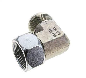Raccord Angulé JIC 90Degrés UN 1-5/8-12 Mâle X Femelle, Verzenden