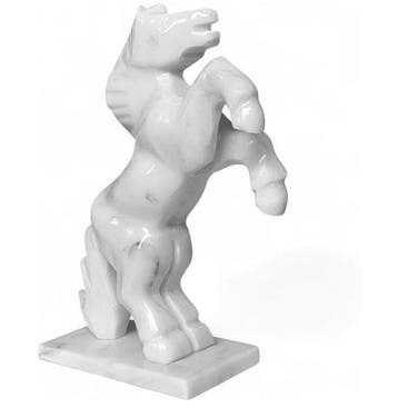 Figuur - Cavallino - Carrara marmer