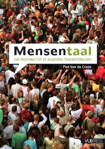 Mensentaal 9789054874423 Piet Van de Craen, Verzenden, Gelezen, Piet Van de Craen