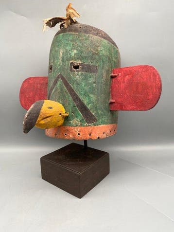 Masker in Kachina/Hopi-stijl - Hout - 2000 2010