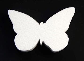 Styropor Piepschuim Isimo Vlinder Kleinste 20 cm