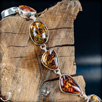 Elegant Pietersiet armband – Natuurlijke edelstenen in, Verzamelen, Mineralen en Fossielen
