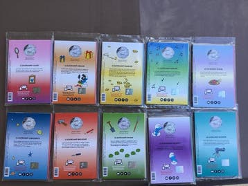 Frankrijk. 10 Euro 2020 Les Schtroumpfs (10 coins) (Zonder