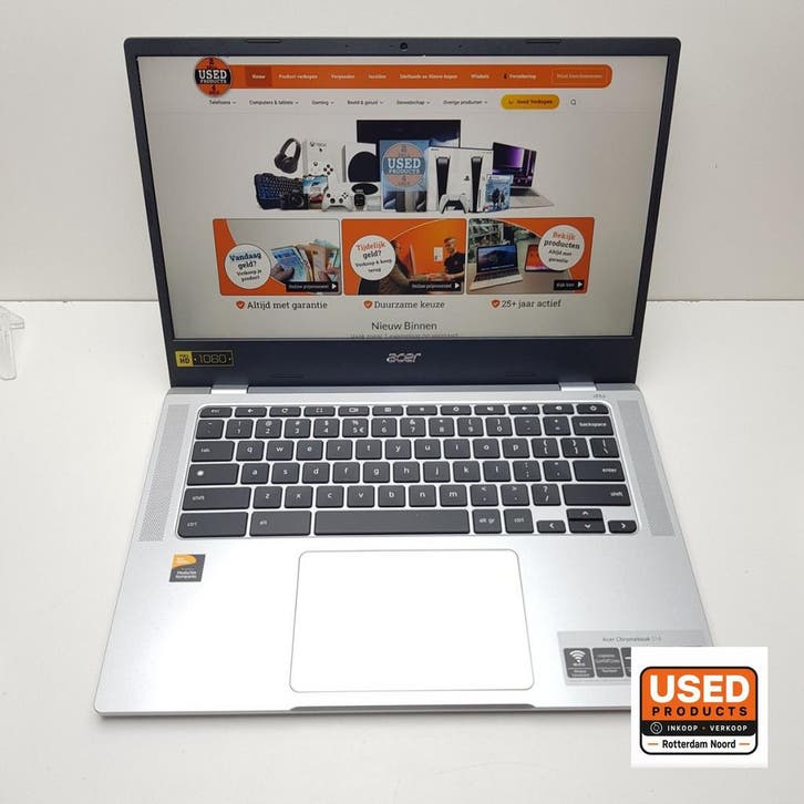 Acer Chromebook 514 CB514-2H-K9YX – 14 inch, Computers en Software, Chromebooks, Gebruikt, Verzenden