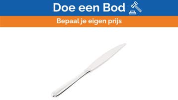 Bieden: Alessi Stainless Steel 18/10 Marine Table Knife - L, Ophalen of Verzenden, Nieuw