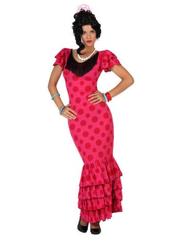 Flamenco jurk spaans kostuum, Ophalen of Verzenden