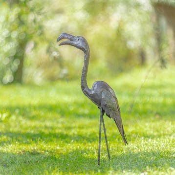 Sculpture, Beeld van een flamingo - 750 mm - Métal, Antiek en Kunst