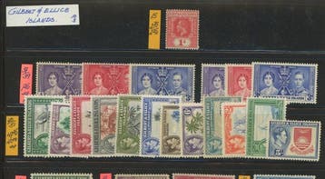 Britse Gemenebest - Gilbert&Ellice-eilanden - afkomstig uit, Gestempeld