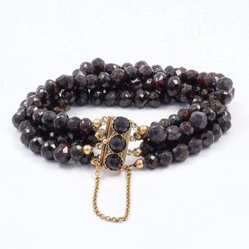 Bracelet - 14 carats Or jaune - grenade