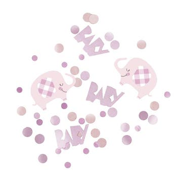 Baby Olifant Confetti Roze 14gr, Verzenden