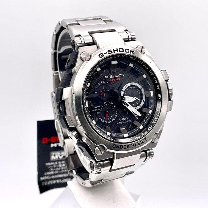 Casio - Shock Resistant, Tough Solar, Bluetooth, Multi-Band, Handtassen en Accessoires, Horloges | Heren