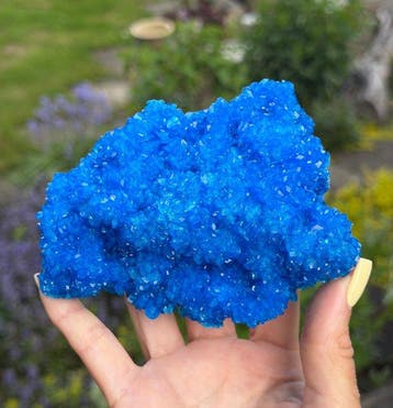 SANS ENCHÈRE ! 272 g Incroyable chalcanthite bleu électrique