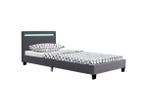 Veiling - Gestoffeerd Bed Verona - 90 x 200 cm - Grijs
