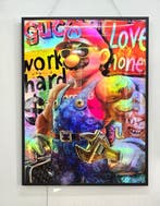 Patryk Konrad - Mario super fashion pop art collage -, Antiek en Kunst, Kunst | Schilderijen | Modern