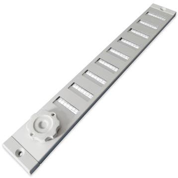 Aluminium afsluitbaar schuifrooster opbouw 300 x 40mm - ALU, Doe-het-zelf en Bouw, Verzenden, Nieuw