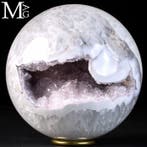 Extreem kostbare amethistbol - kwartsgeode - zeldzaam, Verzamelen