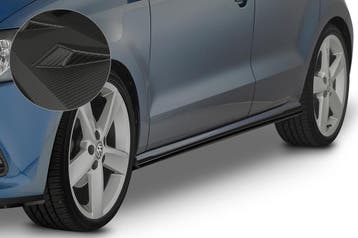 Zijskirts voor VW Polo V Type 6R / 6C SS466-M, Verzenden, Nieuw