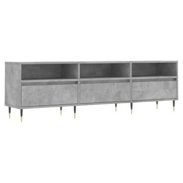 Tv-meubel 150x30x44cm betongrijs | Retour deal | Snel weg!, Gebruikt, 100 tot 150 cm, Verzenden, Minder dan 100 cm
