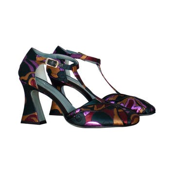 Paola Darcano • leren seventies sandalen • 37, Kleding | Dames, Verzenden, Nieuw, Paola D'arcano, Groen