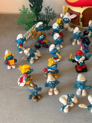 Peyo - Figure - Smurfen jaren 70 80 90 00 (40) - PVC