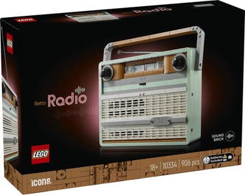 LEGO Icons Retro draagbare radio - 10334, Verzamelen, Verzenden, Nieuw