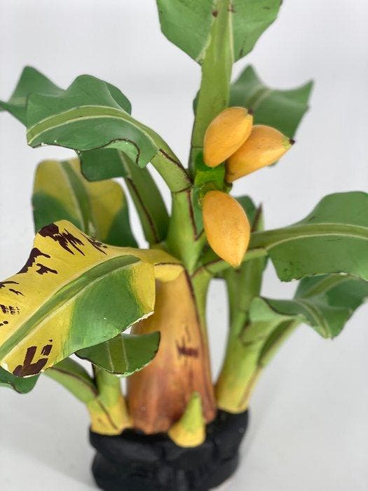 Ornement décoratif - Vintage bananier, Antiek en Kunst, Kunst | Designobjecten