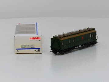 Schaal H0 Märklin 4229 postrijtuig Württemberg post #2944, Ophalen of Verzenden, Overige typen