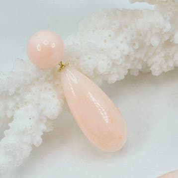 Koraal - 18 karaat - Geel goud - Oorbellen - CORALLO ROSA