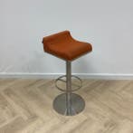 Satelliet barkruk met ring, zithoogte 82 cm , oranje -