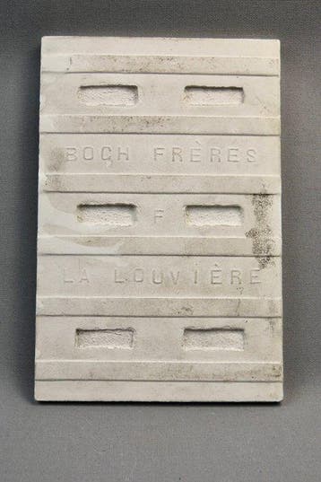 Boch Frères, La Louvière - carreau publicitaire en céramique