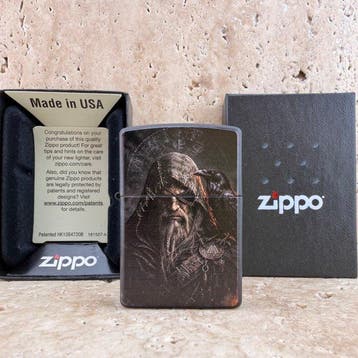 Zippo - Odin - Vikings - Zonder minimumprijs - Zakaansteker, Nieuw