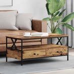 vidaXL Salontafel with Drawer Oud hout 100 x 51 x 45 cm, Verzenden, Nieuw